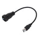 thumbnail image 2 of Conector De Datos Macho USB3.0, Conector De Cable De Extensión Macho USB De Enchufe Recto Fácil De Usar 0, De Longitud Para Cámara Digital, 2 of 7