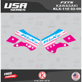 thumbnail image 3 of Kalair GFX Graphics Kit for Kawasaki KLX110 (2002-2009) Usa Series, 3 of 5