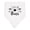 White and Black, variant on Inktastic I Love My Oma Heart and Arrows Baby Bandana Bib