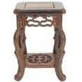 thumbnail image 4 of Flower Pot Base Plant Stand Wooden Plant Stand Holder Flower Pot Rack for Garden Patio, 4 of 4