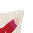 thumbnail image 3 of Sea Star Starfish Pink Needlepoint Tufted Accent Throw Pillow 16" x 16", 3 of 4