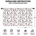 thumbnail image 2 of Blackout Kids Curtains,White Cow Heart Pattern Childrens Insulated Curtains Set Of 2,Bedroom Essentials,Toddler Room Decor 52x63in(132x160cm), 2 of 5