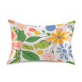 thumbnail image 7 of Yayeee Pillowcase Queen Size Set of 2 Satin Wrinkle Resistant Pillow Case, Retro Pink Floral, 7 of 7