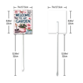 thumbnail image 2 of Eveokoki Welcome To My Garden Sign with Stake, Welcome Decoration Yard Art Decor, Indoor Outdoor Decorative Aluminum Lawn Ornament for Yard Pathway Patio Backyard, 2 of 6