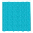 thumbnail image 2 of Ambesonne Nautical Blue Shower Curtain, Simplistic Sea Waves, 69"Wx70"L, Sea Blue Pale Sky Blue, 2 of 4