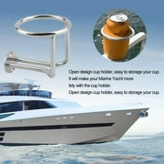 2PCS/SET Practical Stainless Steel Car Boat Cup Holder for Marine Yacht