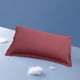 thumbnail image 5 of Juego de 4 Fundas de Almohada de Poliéster, Color Liso, Tamaño Estándar de 48 X 74 Cm, Suave y Transpirable, para Dormir En Rojo, Verde Claro, Caqui y Verde., 5 of 6