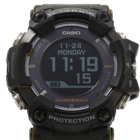 Pre-Owned CASIO G-SHOCK MASTER OF G LAND RANGEMAN GPRB10001JR Men's Digital Watch,... (Good)