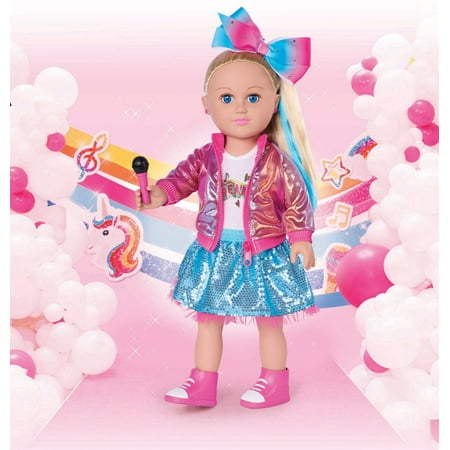 My Life As JoJo Siwa Doll, 18-inch Soft Torso Doll with Blonde Hair, Dance Party 2019