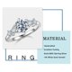 thumbnail image 5 of Anillo de aniversario MOOSEA de 5 piedras con moissanita de 1,2 quilates en oro de 14 quilates, 5 of 7