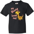 thumbnail image 3 of Inktastic My Nonna Loves me- cute giraffe Youth T-Shirt, 3 of 5