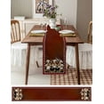 thumbnail image 6 of Table Runner 36 Inch Long - Fun Chef Food Kitchen CookingDecorative Table Scarf,Black White CheckedDining Table Runners for Wedding Party Kitchen Dining Tables, 6 of 7