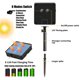 thumbnail image 2 of Cadena De Luz De Tubo Solar La cuerda del tubo solar enciende la iluminación festiva de la luz de tira de la cuerda de hadas impermeable 50LEDs, 2 of 9
