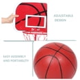 thumbnail image 5 of 1 juego de aro de baloncesto para niños con soporte, aro de baloncesto portátil, soporte de baloncesto ajustable para niños pequeños, mini portería de baloncesto, aro de baloncesto de juguete para n, 5 of 5