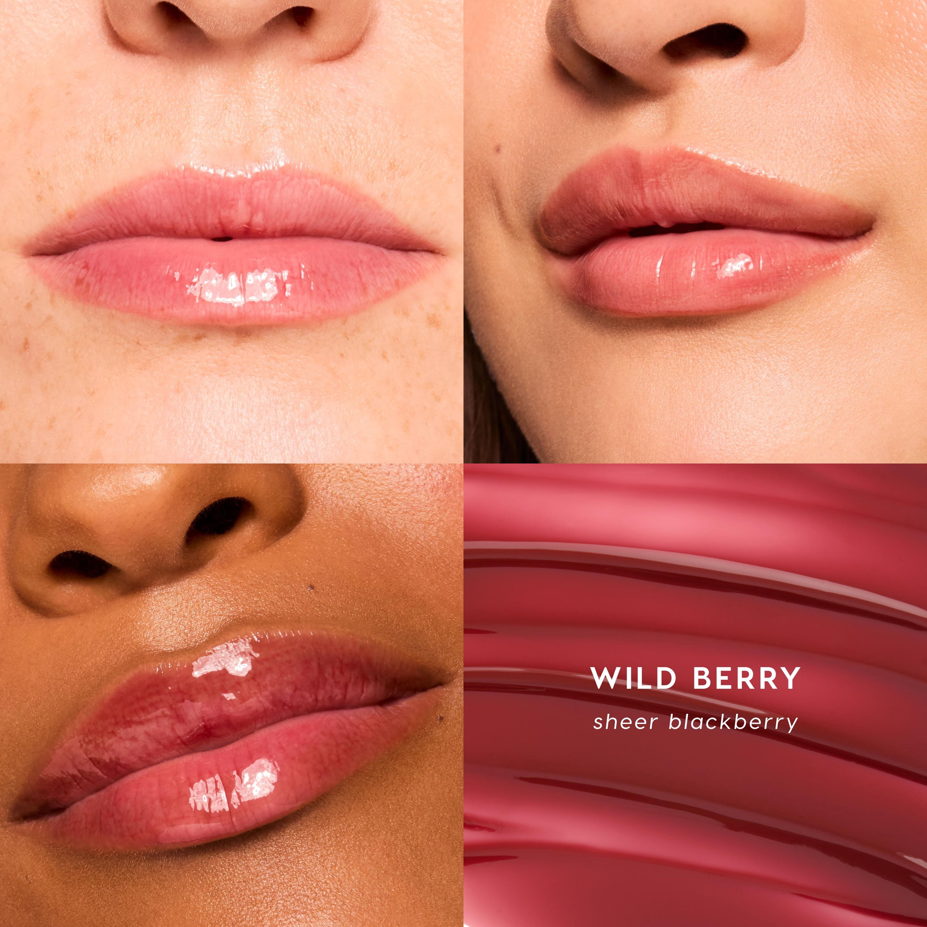 ColourPop Fresh Kiss Glossy Peptide Lip Balm, Wild Berry