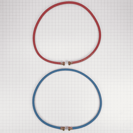 Whirlpool - 5' Commercial-Grade Washer Hose (2-Pack)