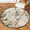 Multicolour 1, variant on CURLYOOT Winter Wildlife Deer Forest 5.2ft Round Rug for Living Room, Large Washable Area Rug, Non Slip Floor Mat Indoor Rugs for Bedroom, Dining Room, Offices, Entryway