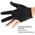thumbnail image 4 of Uxcell 3 Fingers Left/Right Hand Pool Gloves Snooker Billiard Pool Cue Glove, Black 2 Pack, 4 of 5