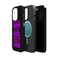 thumbnail image 2 of DistinctInk MagSafe Tough Case for Apple iPhone 15 Pro (6.1" Screen) - Move Over Boys, Girls Show You How to Fish - Wireless Charging Compatible, 2 of 6
