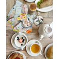 thumbnail image 4 of Easter Kitchen Dish Towels for Drying Dishes Set of 2, Spring Farmhouse Bunny Flower Teal Wood Grain Waffle Weave Microfiber Hand Tea Bathroom Towels Quick Dry & Absorbent Towel 15.7x23.6, 4 of 7