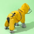 thumbnail image 1 of JUNWELL Dog Hoodie Raincoat Adjustable Waterproof Dog Rain Coats for Samll Medium Dogs Outdoor Play Essential Coat(Yellow), 1 of 5