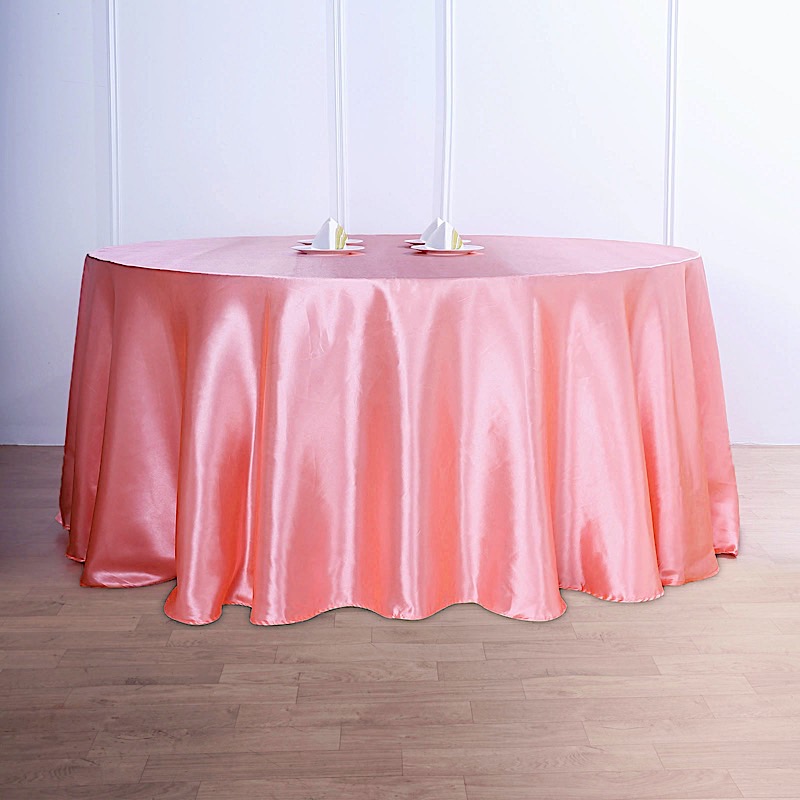 Costway 10 Pcs 120'' Round Tablecloth Polyester For Home Wedding ...