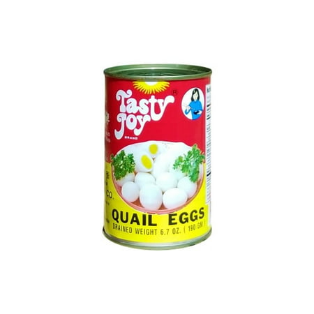 Tasty Joy Brand Whole Boiled Quail Eggs in Brine (15