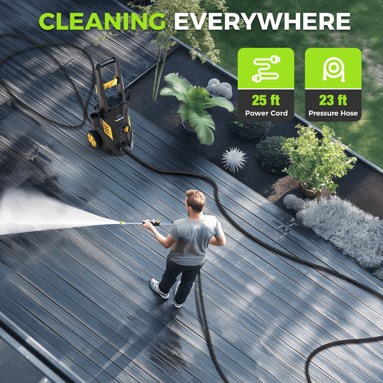 Patbrela 1800W Electric Pressure Washer, 5000 PSI photo 6