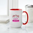 thumbnail image 4 of CafePress - Girl's Weekend Party Gear - 15 oz Ceramic Large White Nolvety Mug, 4 of 4