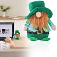 thumbnail image 2 of St Patrick’s Day Gnome Plush Doll Irish Lucky Shamrock Hanging Tiered Tray Decor, 6 x 5 in, Mr, 2 of 9