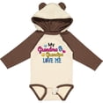 thumbnail image 3 of Inktastic My Grandma and Grandpa Love Me with Hearts Boys or Girls Long Sleeve Baby Bodysuit, 3 of 5