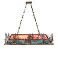 thumbnail image 7 of Meyda Tiffany 137642 Deer Through The Trees 9 Light 50" Wide Linear Pendant - Copper, 7 of 7