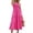 Pink, variant on Women's Dresses One Shoulder Party Long Dress Sleeveless Summer Flowy Dresses Solid Colour Beach Sundress S-XL