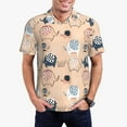 thumbnail image 5 of Wukai Cute Ink Drawn Elephants Men’s Polo Shirts,Quick-Dry Athletic Shirt,Classic Fit Shirts-X-Large, 5 of 8