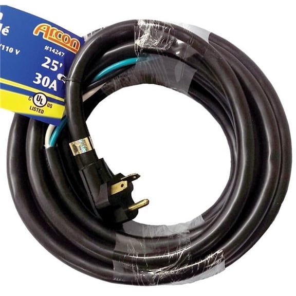 Arcon  25 ft. 30 A Male Stripped Power Cord