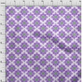 thumbnail image 4 of oneOone Cotton Cambric Violet Fabric Mosaic Quilting Supplies Print Sewing Fabric By The Yard 56 Inch Wide, 4 of 6
