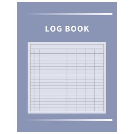 Log Book : Multipurpose with 7 Customizable Columns to Track Daily Activity, Time, Inventory and Equipment, Income and Expenses, Mileage, Orders, Donations, Debit and Credit, or Visitors (Lavender)