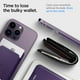 thumbnail image 5 of Tarjetero Spigen para iPhone 17/12 MagSafe Wallet, color morado, 5 of 8