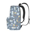 thumbnail image 3 of Disketp Blue Bathroom Mochila Escolar de Gran Capacidad y Peso Ligero, Mochila de Viaje Ideal para Escuela, Trabajo y Uso Diario, Cómoda y con Estilo, 3 of 8