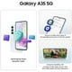 thumbnail image 3 of Samsung Galaxy A35 5G + 4G LTE (128GB + 6GB) Pantalla 6.6" 120Hz / Triple Cámara de 50MP / GSM Desbloqueado / Versión Internacional Smartphone Dual SIM / Nuevo (SM-A356E), 3 of 6
