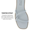thumbnail image 3 of Journee Collection Womens Lauda Tru Comfort Foam Vegan Leather Slip On Sandals, 3 of 6