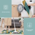 thumbnail image 6 of Teal Gold Marble Pattern Kitchen Rugs Sets Of 3,Kitchen Runner Rugs Non Skid Washable,Decorative Kitchen Floor Mats for Kitchen,Sink,Laundry,17"x30"+ 17"x47" + 17"x59", 6 of 6