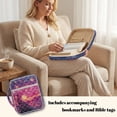 thumbnail image 3 of ZUXONGSY Paint Starry Night Print Bible Cover Case for Women Large Bible Carrier Multifunctional ChuZU Bag with Handle Scripture Bag for Daily Use, 3 of 7