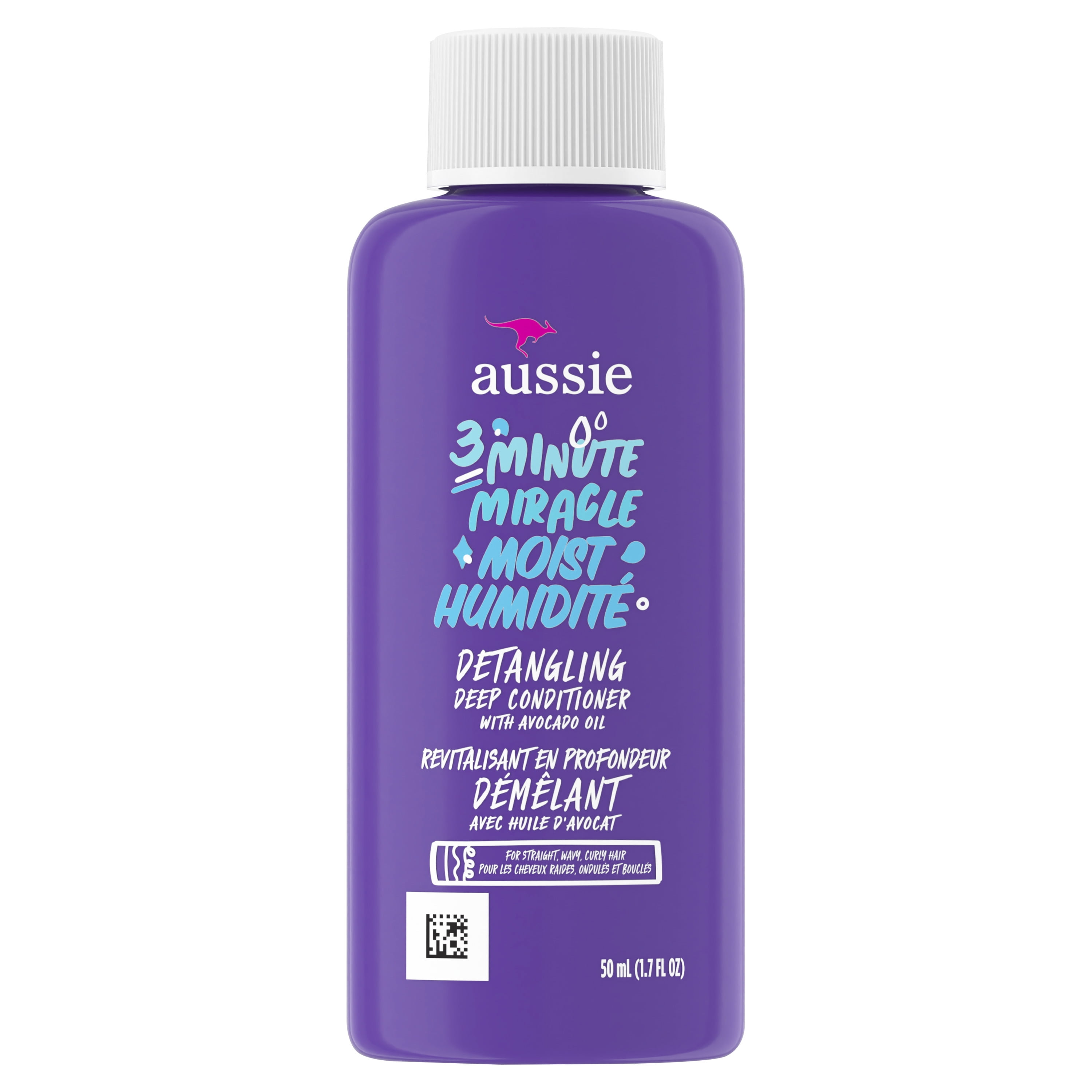 Aussie Miracle Moist 3 Minute Deep Conditioner, Travel Size, 1.7