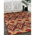 thumbnail image 2 of Ahgly Company Indoor Rectangle Mid-Century Modern Light Copper Gold Solid Area Rugs, 5' x 8', 2 of 6
