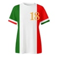 thumbnail image 4 of Women's European Cup Italy Printed Casual T Shirt, 4 of 4