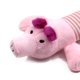 thumbnail image 2 of Mascotas Perro Felpa Masticar Juguetes Cachorro Squeaky Molar Suave Juguetes Interactivos (Rosa Grande), 2 of 7