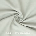 thumbnail image 3 of Ntbay Premium 1800 Series Microfiber Queen Flat Sheet with 4 inches Hem, Ultra Soft and Breathable Top Sheet, 90x102 inches, Light Gray, 3 of 5