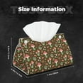 thumbnail image 6 of Goofa Mushrooms and Autumn Pattern Triangle Square Tissue Box Cover, Modern PVC Leathe Facial Paper Holder,Decorative Holder/Organizer for Bathroom Vanity Countertop, 6 of 9