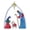 Muti-color, variant on VEIKOUS 5ft Lighted Christmas Decor Nativity Scene Holiday Yard Decor Set with 150 LED Lights for Indoor and Outdoor ,Muti-color